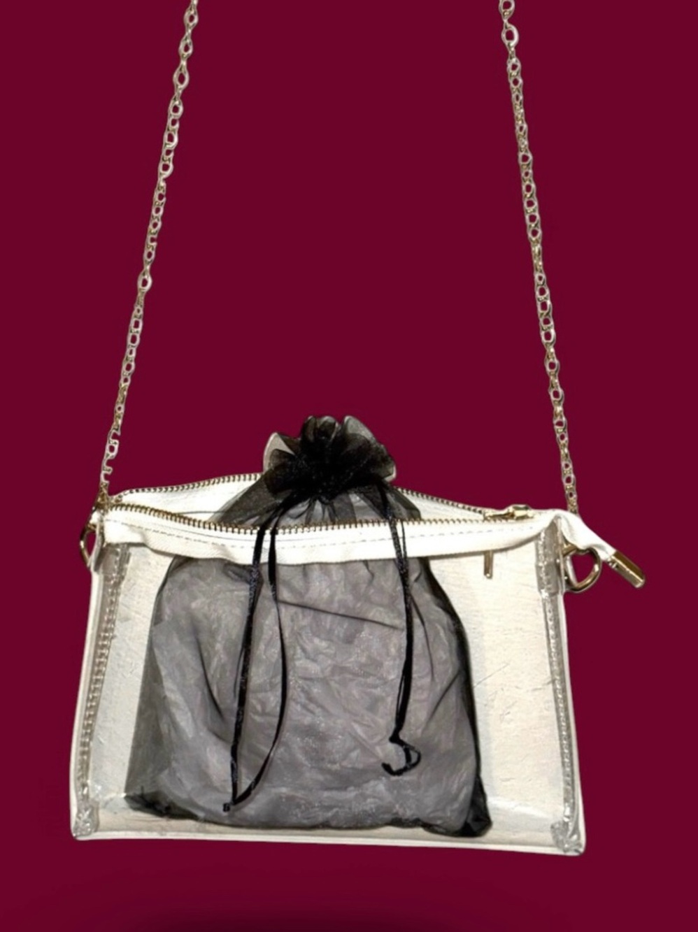 Boutique Clear Envelope Arena Bag